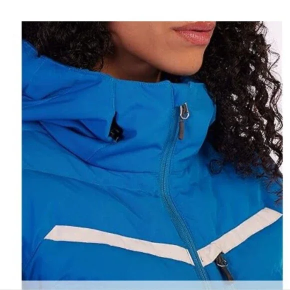 Spyder Women's Blue Brisk Synthetic Down Jacket Size Large